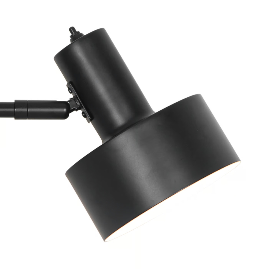 Nordlux - Lampe med klemme MATIS 1xE27/15W/230V sort