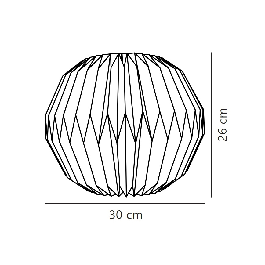 Nordlux - Lampeskærm til pendel BELLOY E27 diameter 30 cm