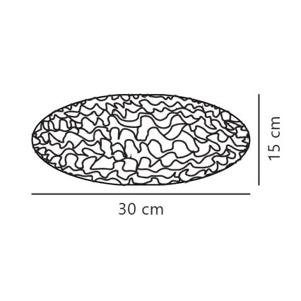 Nordlux - Lampeskærm til pendel VILLO E27 diameter 30 cm hvid