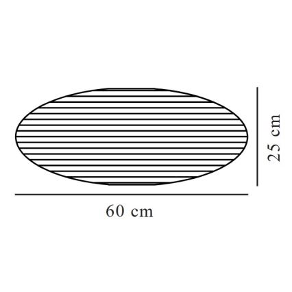 Nordlux - Lampeskærm til pendel VILLO E27 diameter 60 cm blå