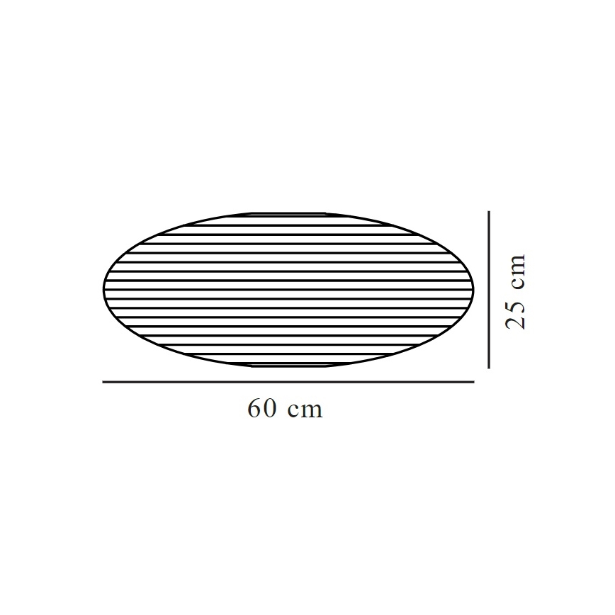 Nordlux - Lampeskærm til pendel VILLO E27 diameter 60 cm grå