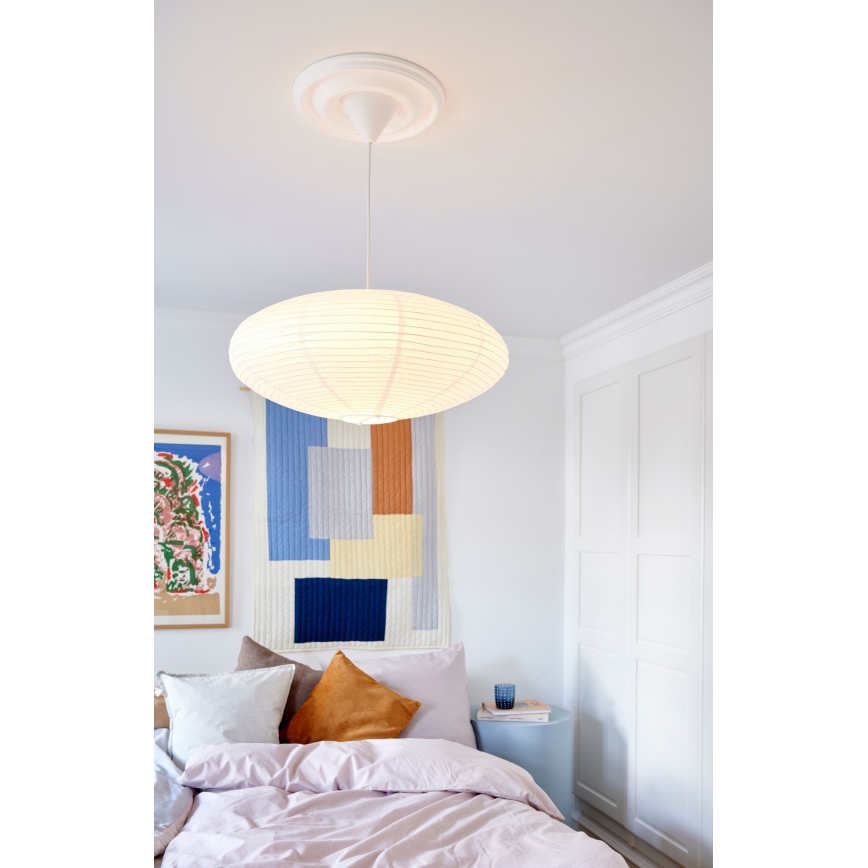 Nordlux - Lampeskærm til pendel VILLO E27 diameter 60 cm hvid