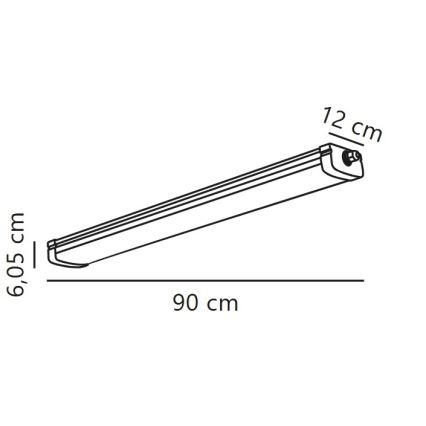 Nordlux - LED arbejdslampe BURBANK LED/31W/230V 4000K IP65