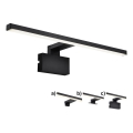 Nordlux - LED badeværelses spejlbelysning MARLEE LED/8,9W/230V IP44 4000K 50 cm sort