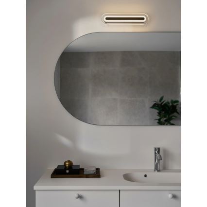 Nordlux - LED badeværelsesvæglampe CAVARA LED/11W/230V 3000/4000K IP44 sort