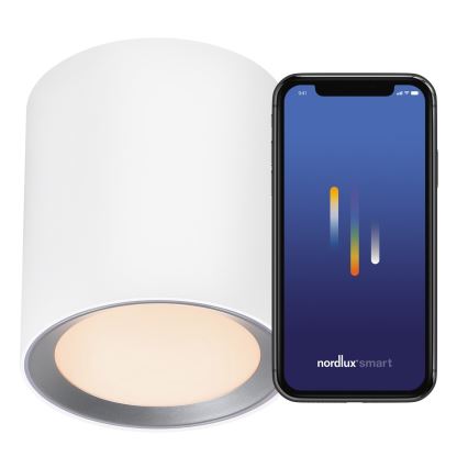 Nordlux - LED Dæmpbar badeværelse spotlampe LANDON SMART LED/8W/230V 2700-6500K IP44 hvid