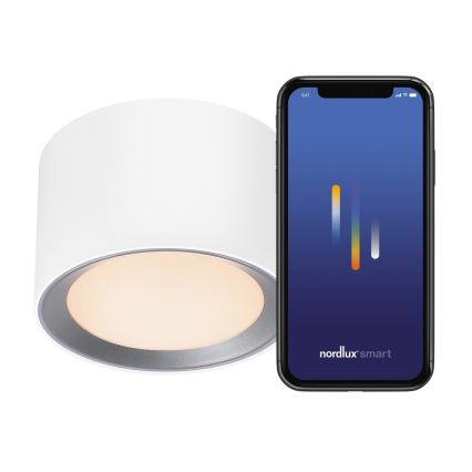 Nordlux - LED spotlampe til badeværelse dæmpbar LANDON SMART LED/8W/230V 2700-6500K IP44 hvid