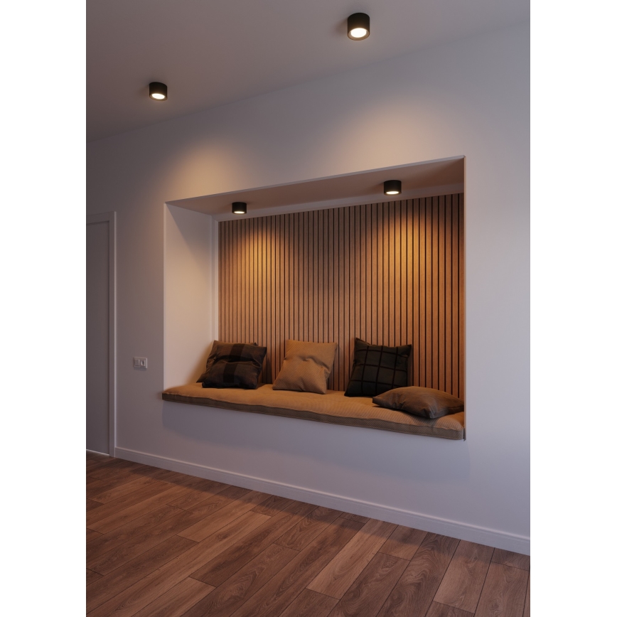Nordlux - LED Dæmpbar badeværelse spotlampe LANDON SMART LED/8W/230V 2700-6500K IP44 sort