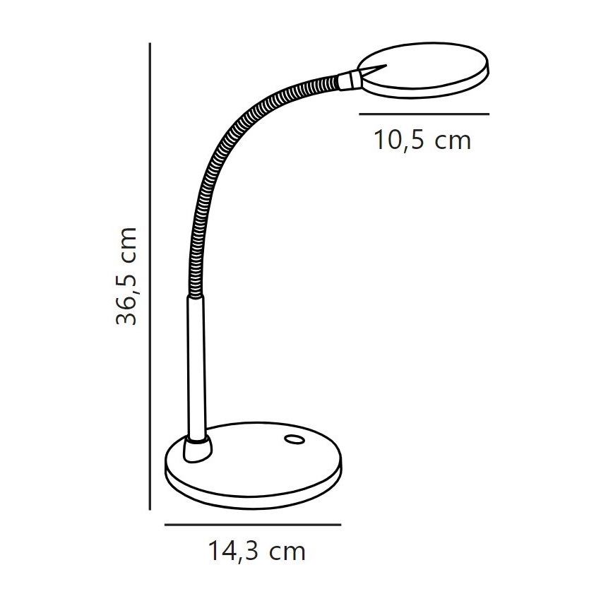 Nordlux - LED bordlampe DOVE LED/4,5W/230V