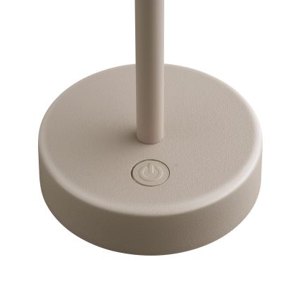 Nordlux - LED Dæmpbar rechargeable udendørs bordlampe ELLEN LED/2,8W/3,7V IP44 beige