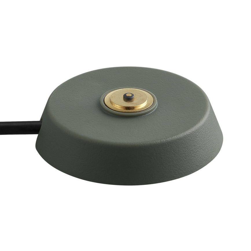 Nordlux - LED Dæmpbar rechargeable udendørs bordlampe ELLEN LED/2,8W/3,7V IP44 grøn