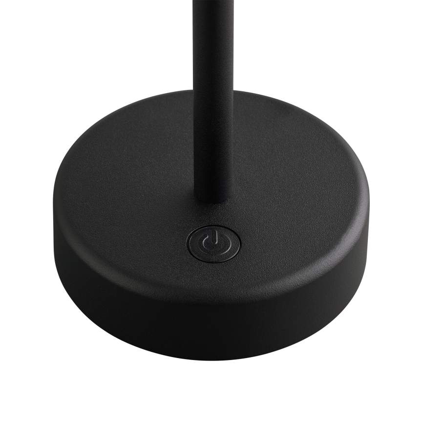 Nordlux - LED Dæmpbar rechargeable udendørs bordlampe ELLEN LED/2,8W/3,7V IP44 sort