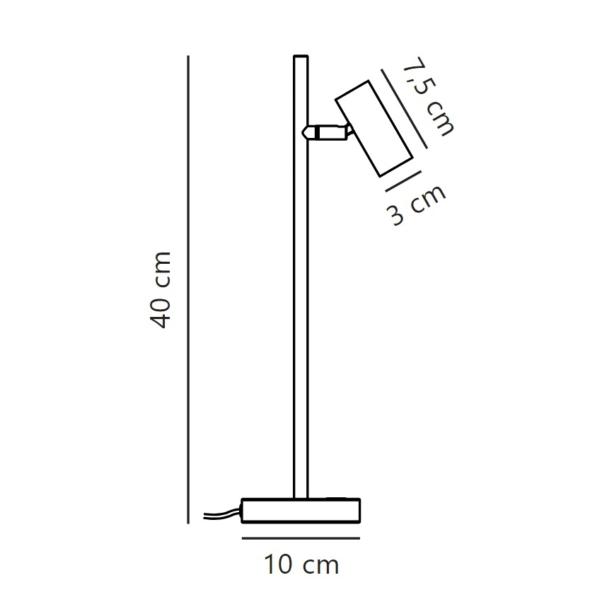 Nordlux - LED bordlampe dæmpbar OMARI LED/3,2W/230V hvid