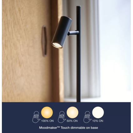 Nordlux - LED bordlampe dæmpbar OMARI LED/3,2W/230V sort