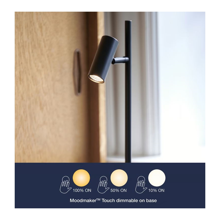Nordlux - LED bordlampe dæmpbar OMARI LED/3,2W/230V sort