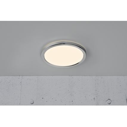 Nordlux - Dæmpbar LED-badeværelsesloftlampe OJA LED/14,5W/230V 3000/4000K IP54 Ø 30 cm