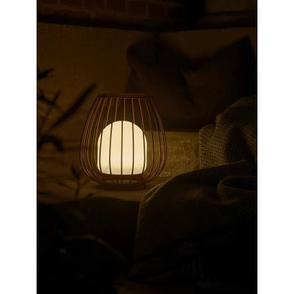 Nordlux - LED dæmpbar udendørs bærbar lampe JIM TO-GO LED/3W/3,7V IP54 5000 mAh rød