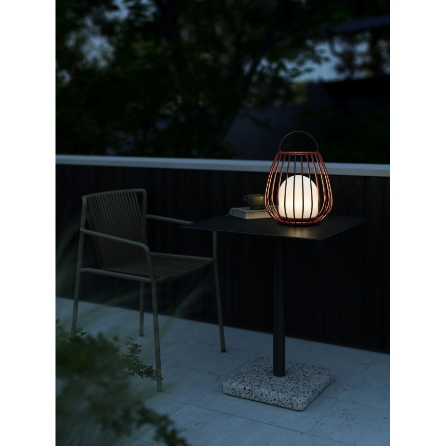 Nordlux - LED dæmpbar udendørs bærbar lampe JIM TO-GO LED/3W/3,7V IP54 5000 mAh rød