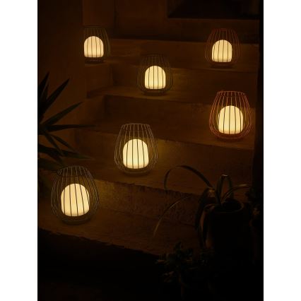 Nordlux - LED dæmpbar udendørs bærbar lampe JIM TO-GO LED/3W/3,7V IP54 5000 mAh rød