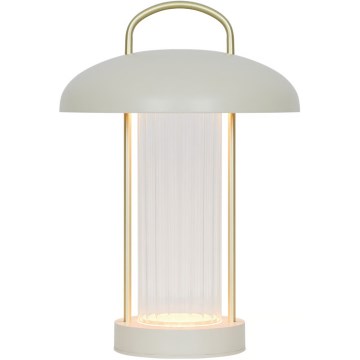 Nordlux - LED dæmpbar genopladelig berøringsbetjent bordlampe MIRANO LED/3W/3,7V beige