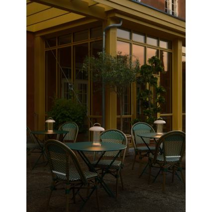 Nordlux - LED dæmpbar, genopladelig berøringsbetjent bordlampe MIRANO LED/3W/3,7V rosa