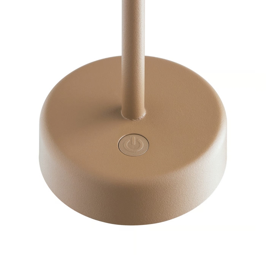 Nordlux - Dæmpbar genopladelig udendørs LED-bordlampe ELLEN LED/2,8W/3,7V 2200 mAh IP44 brun