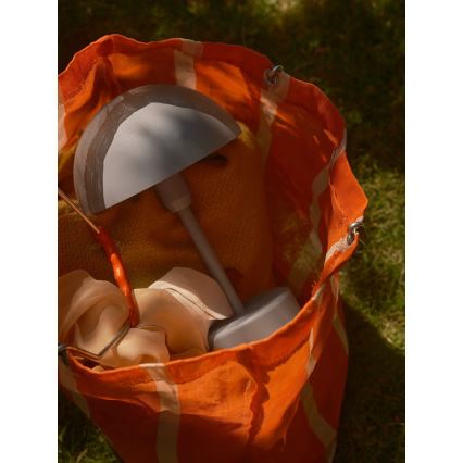 Nordlux - LED dæmpbar genopladelig udendørs bordlampe ELLEN LED/2,8W/3,7V 2200 mAh IP44 grå