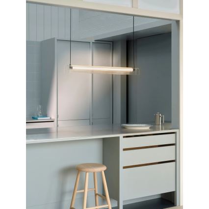 Nordlux - Dæmpbar LED-pendel på kabel ALIANI LED/20W/230V 3000K 100 cm sort/klar