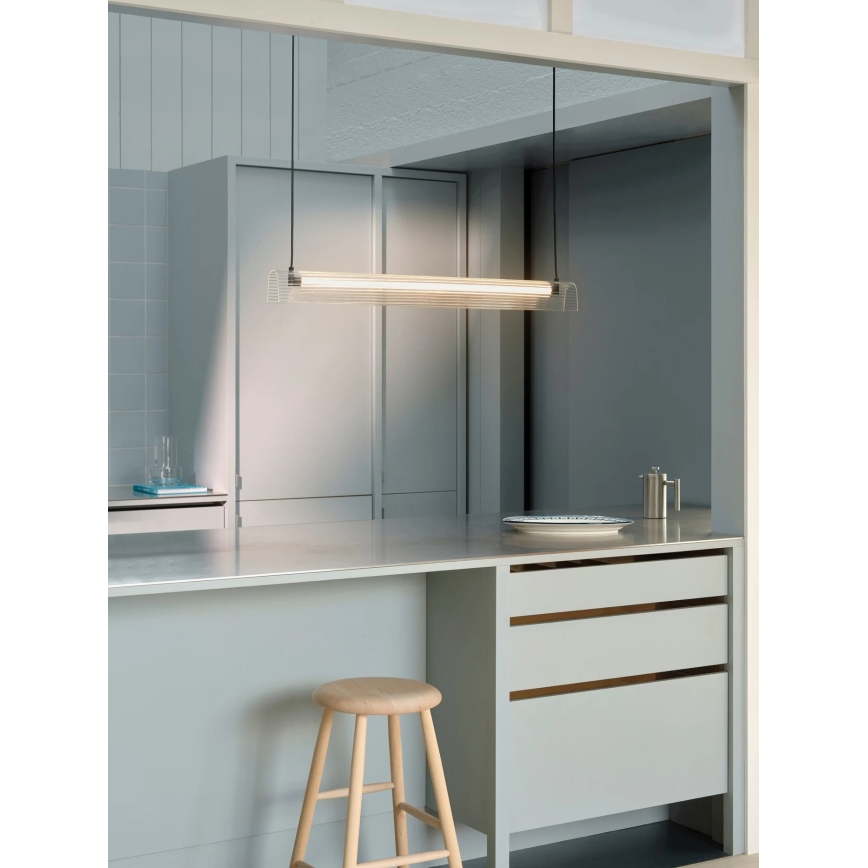 Nordlux - Dæmpbar LED-pendel på kabel ALIANI LED/20W/230V 3000K 100 cm sort/klar