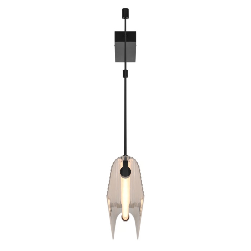 Nordlux - Dæmpbar LED-pendel på kabel ALIANI LED/20W/230V 3000K 100 cm sort/klar