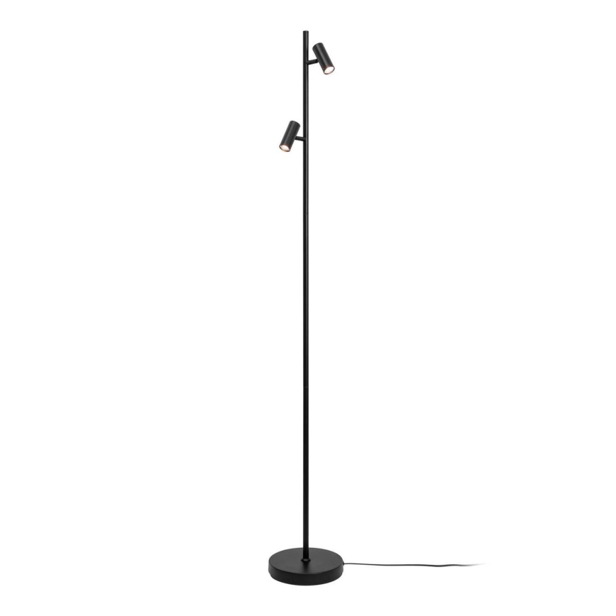 Nordlux - LED Dæmpbar touch-funktion gulvlampe OMARI 2xLED/3,2W/230V sort