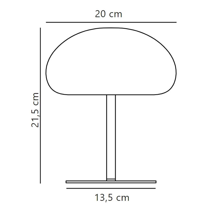 Nordlux - LED Dæmpbar udendørs bordlampe SPONGE LED/4,8W/3,7V IP65 4400 mAh