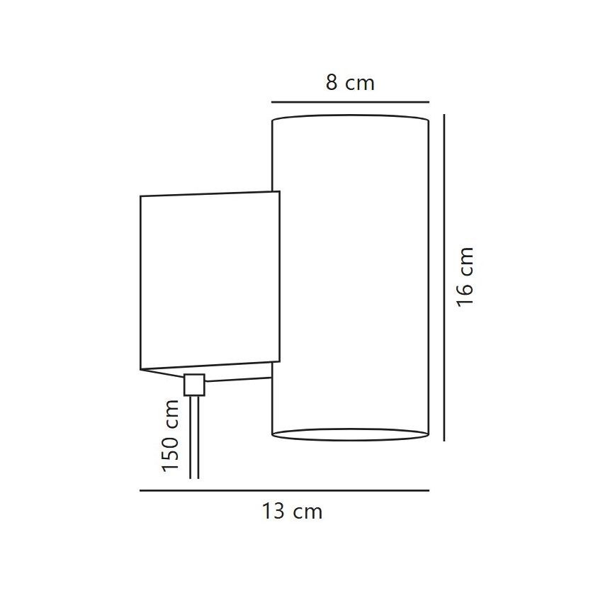 Nordlux - LED Dæmpbar Væglampe MONA LED/10W/230V CRI 90