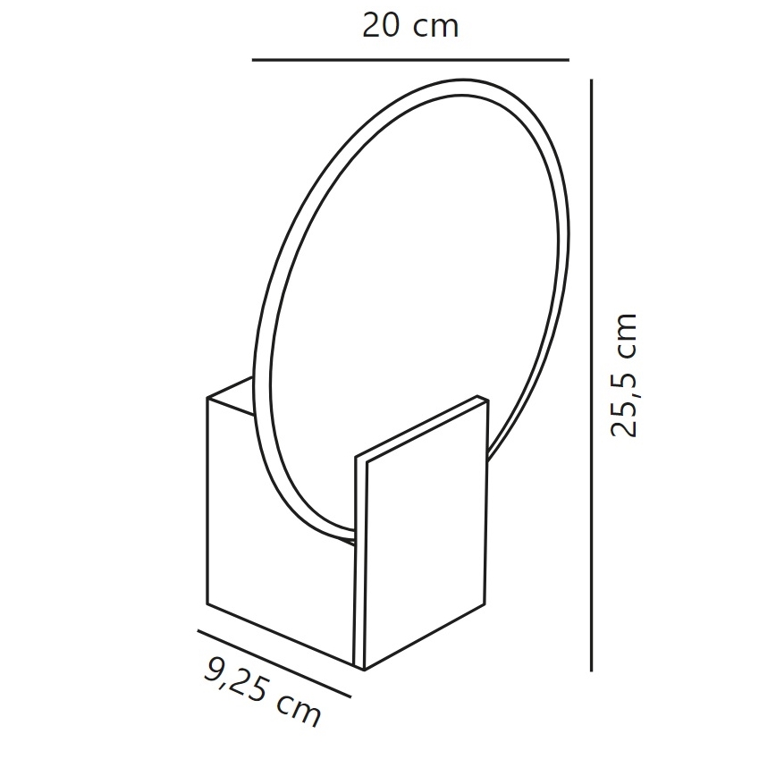 Nordlux - LED Dæmpbar væglampe til badeværelse HESTER LED/9,5W/230V IP44 hvid