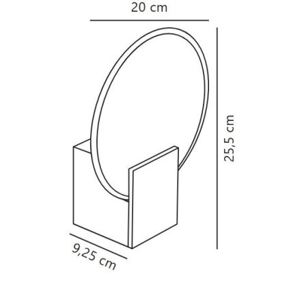 Nordlux - LED Dæmpbar væglampe til badeværelse HESTER LED/9,5W/230V IP44 hvid