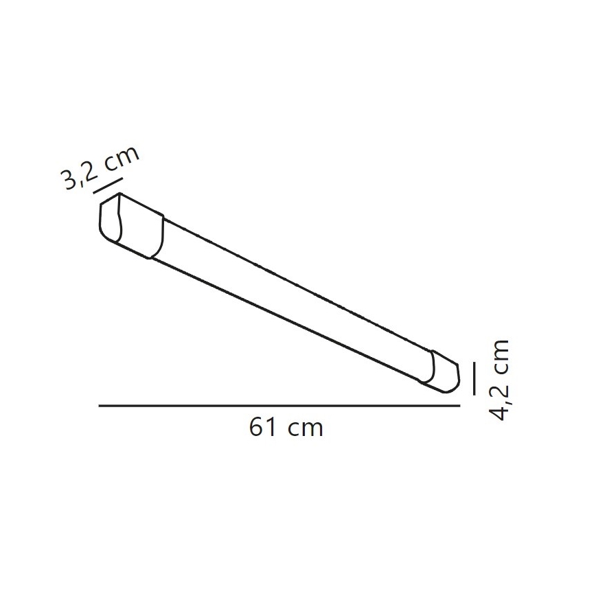 Nordlux - LED Fluorescerende lampe ARLINGTON LED/10W/230V 61 cm