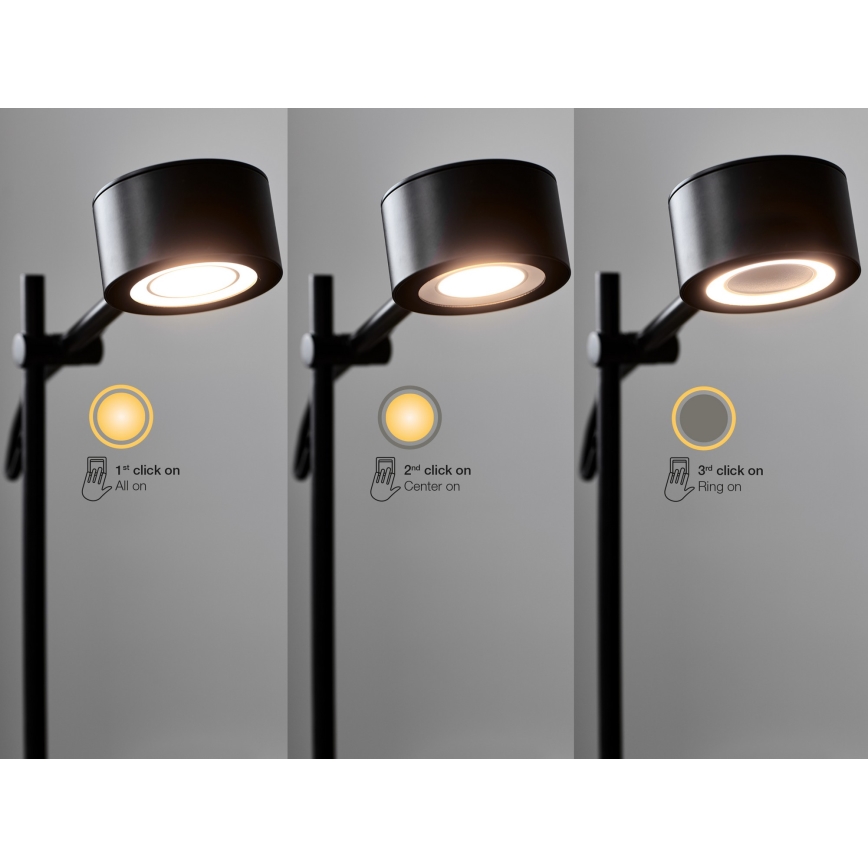 Nordlux - LED gulvlampe dæmpbar CLYDE 2xLED/4W/230V