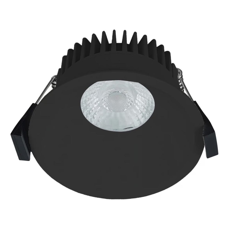 Nordlux - LED indbygningslampe til badeværelse dæmpbar ALBRIC LED/8W/230V IP44 sort