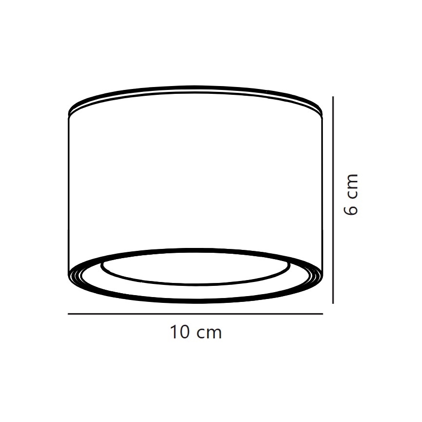 Nordlux - LED loftlampe dæmpbar FALLON LED/5,5W/230V 2700K diameter 10 cm hvid