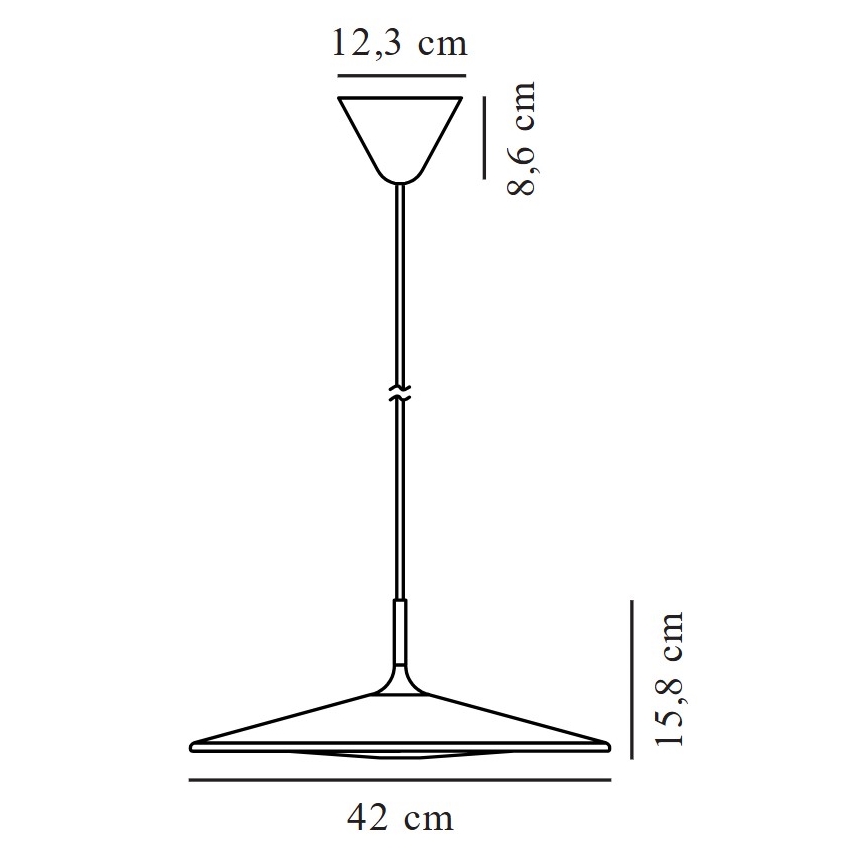 Nordlux - LED pendel dæmpbar BALANCE LED/230V 2700K sort