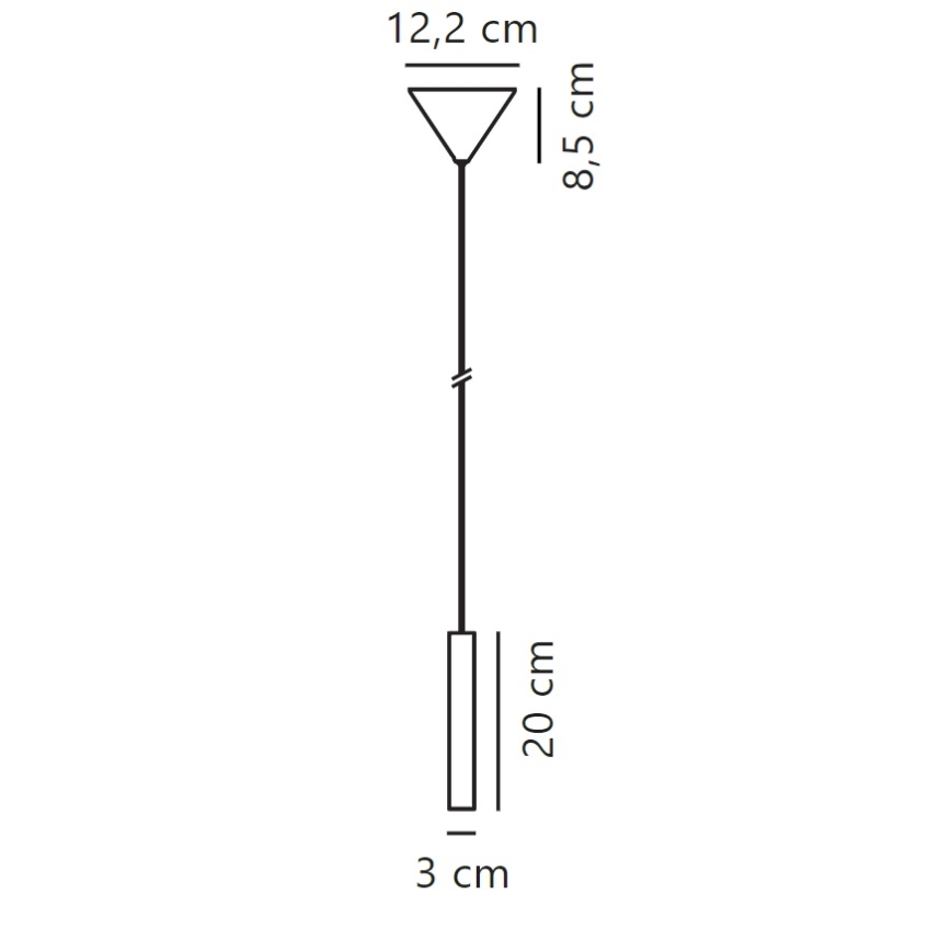 Nordlux - LED pendel dæmpbar OMARI LED/4,4W/230V hvid