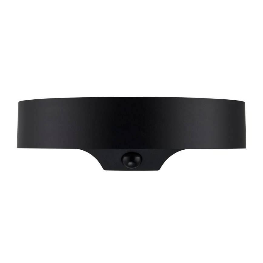 Nordlux - LED solcelle væglampe med sensor MONAY LED/5W/5V 3000K IP44 2000 mAh sort