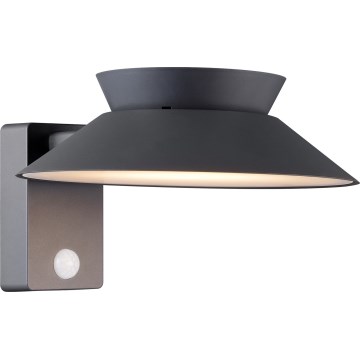 Nordlux - LED solcelledrevet væglampe med sensor JUSTINA LED/5W/3,7V IP44 1800 mAh