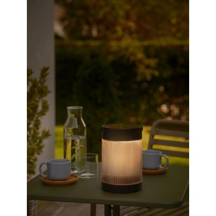 Nordlux - LED solcellelampe COUPAR LED/3,2W/3,7V sort