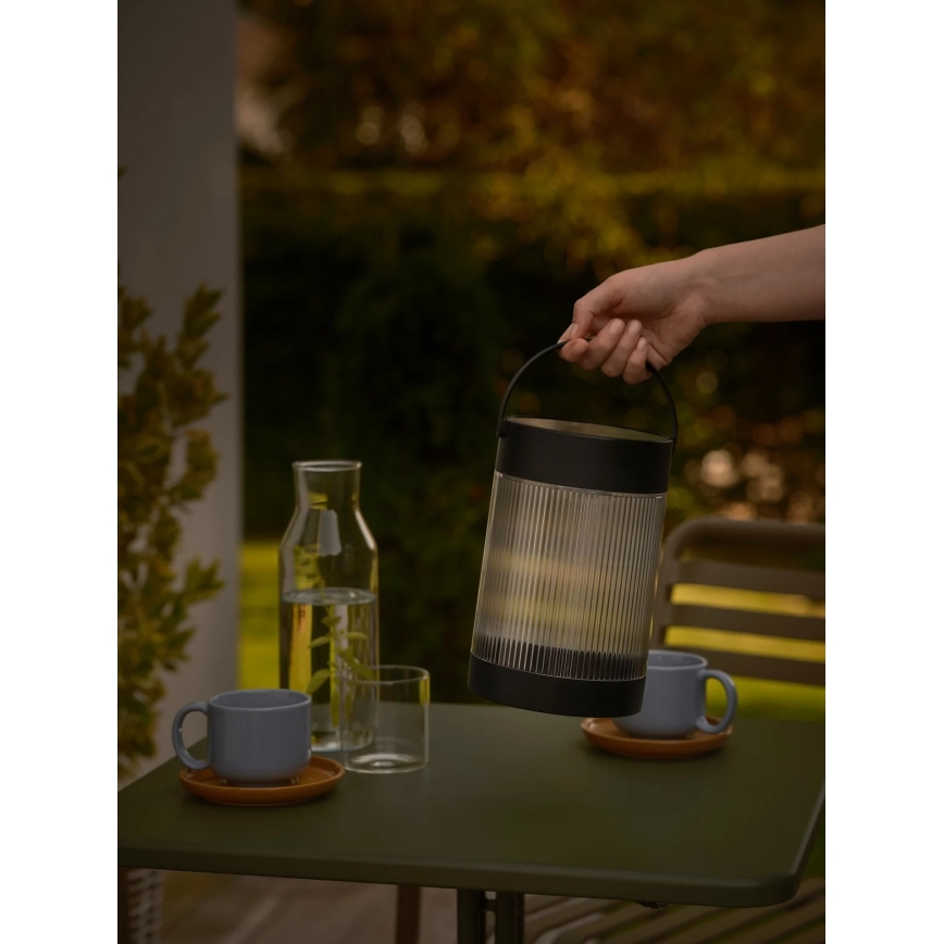 Nordlux - LED solcellelampe COUPAR LED/3,2W/3,7V sort