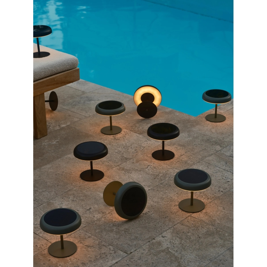 Nordlux - LED solcellelampe ELMER LED/2W/3,7V IP44 grøn