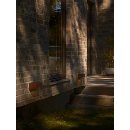 Nordlux - LED solcellelampe med sensor MARCELLIO LED/5W/5V IP54 2200 mAh brun