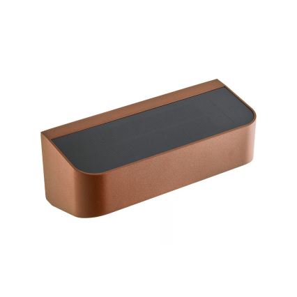 Nordlux - LED solcellelampe med sensor MARCELLIO LED/5W/5V IP54 2200 mAh brun