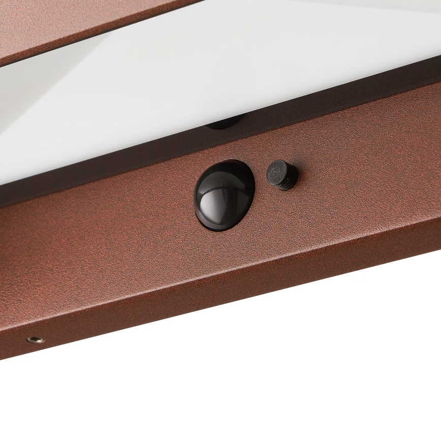 Nordlux - LED solcellelampe med sensor MARCELLIO LED/5W/5V IP54 2200 mAh brun