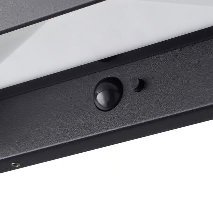 Nordlux - LED solcellelampe med sensor MARCELLIO LED/5W/5V IP54 2200 mAh sort